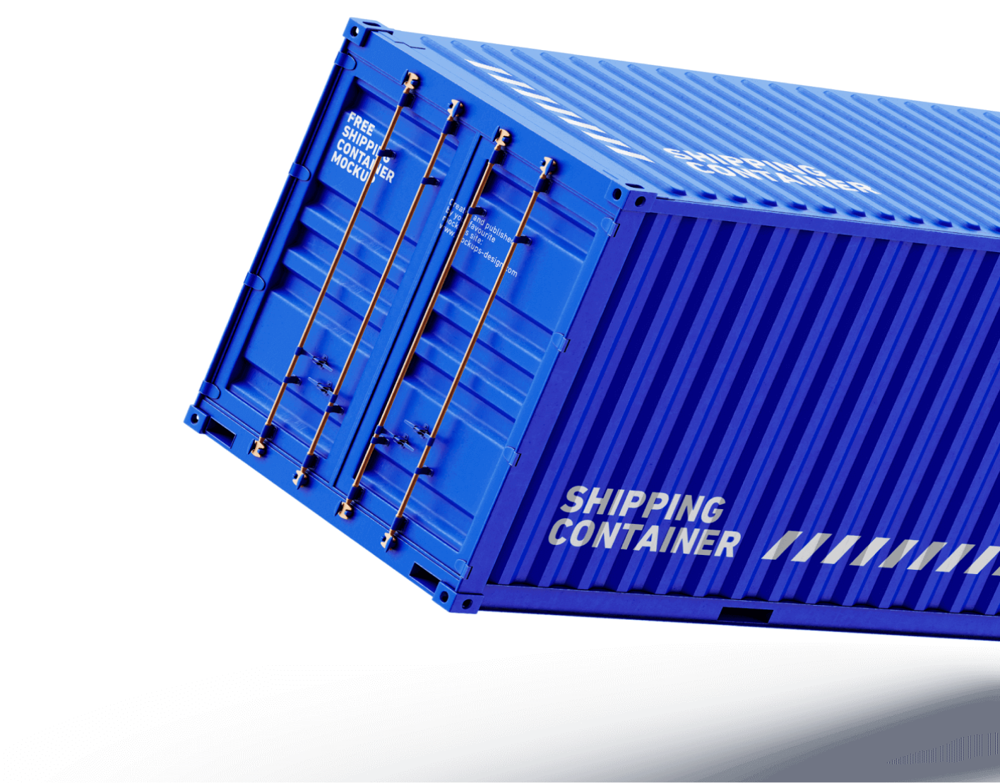 Blue Shipping Container